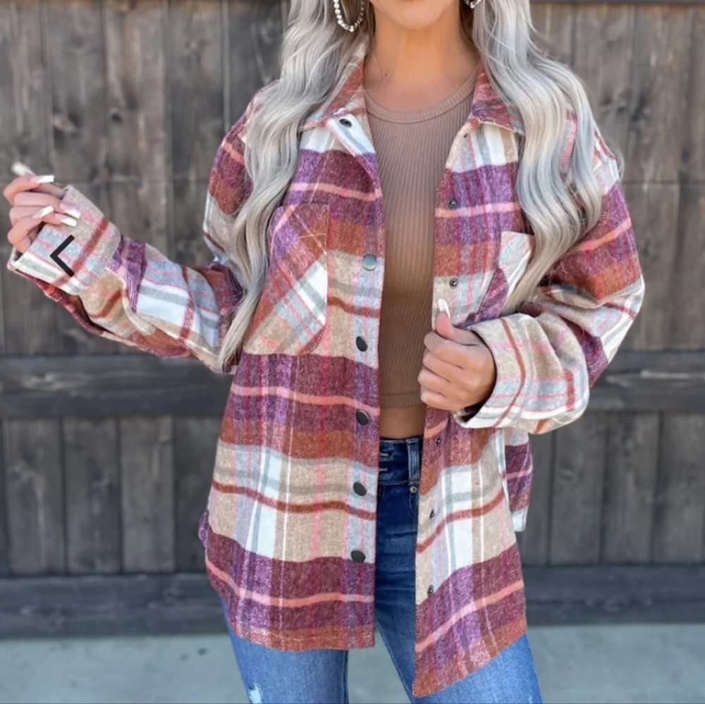 Plaid Shacket - image 1